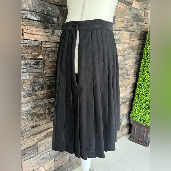 Tion Design Black Pleated Midi Skirt for Cocktail - Picture 9 of 14